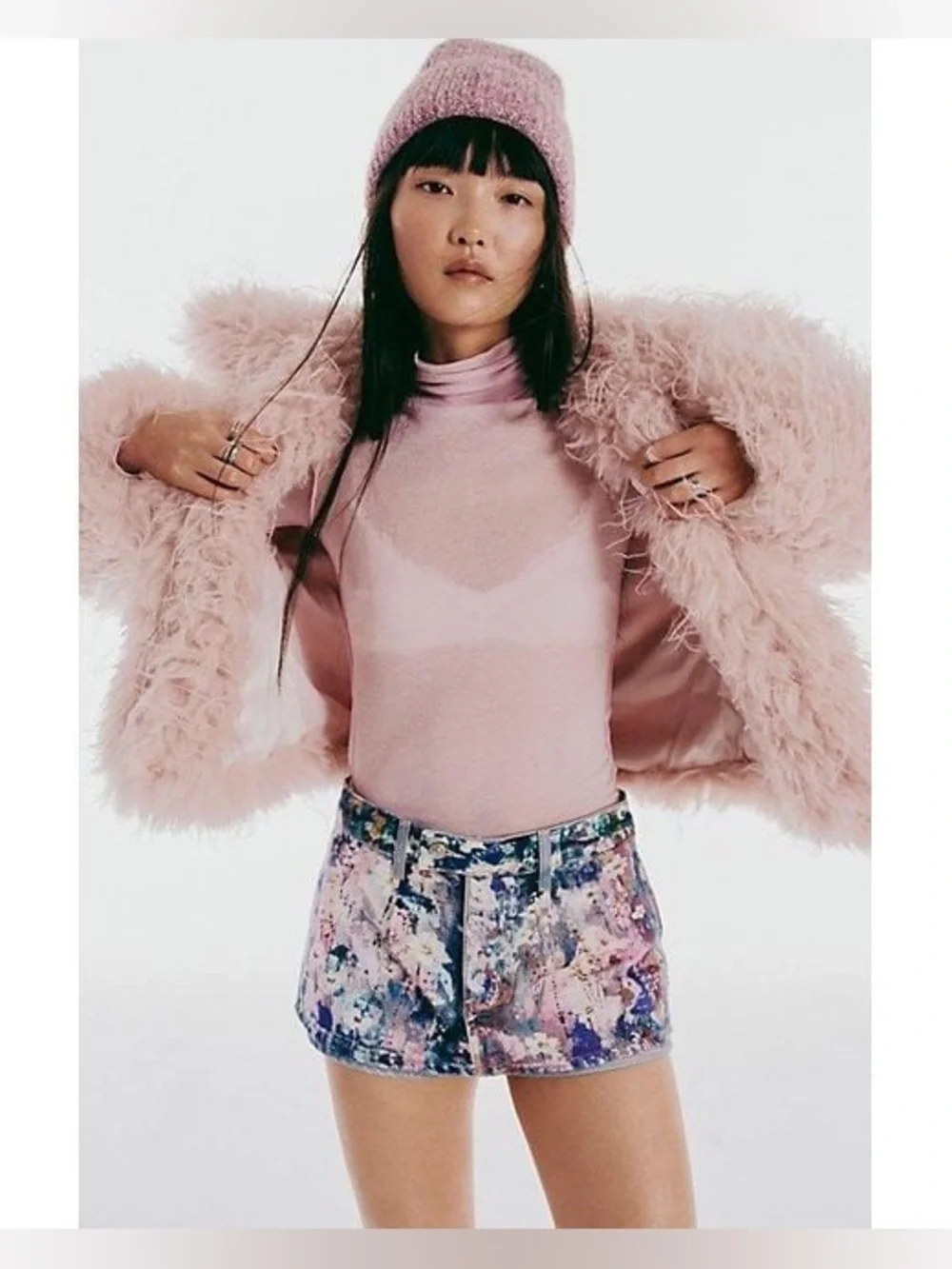 Free People We The Free Gallivanting Illusions Skort